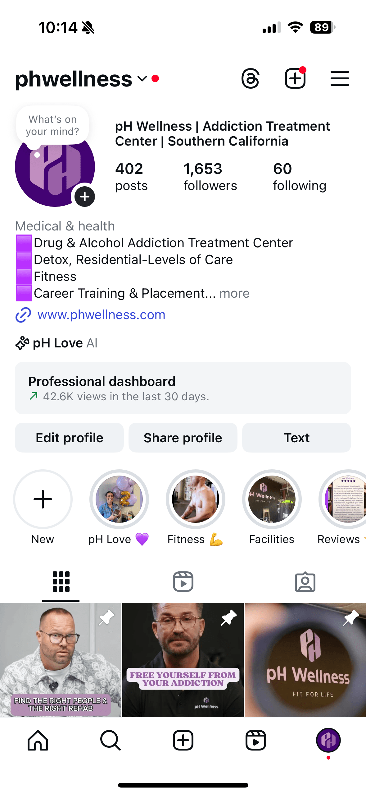 Tony Hoffman / PH Wellness Instagram profile